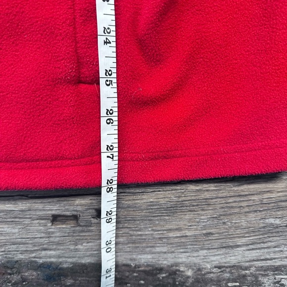 Lands End Outfitters Women’s Red Fleece Vest Size Large - Picture 6 of 6